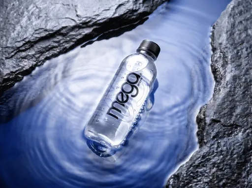 Mega Drizzle Unique Bottle Floating On Water