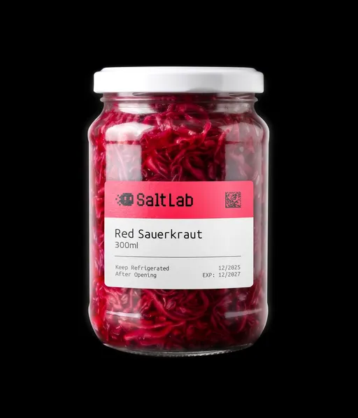 Salt Lab Red Sauerkraut Mockup